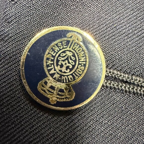 Garverys Cambridge Belair Blazer Patch Pockets Wool Sport Coat England Blue 44R - Picture 6 of 13